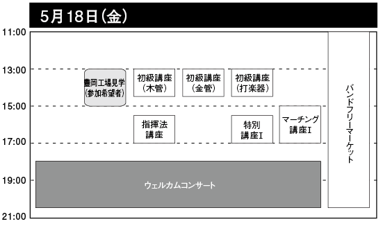 5��18���i���j�X�P�W���[��